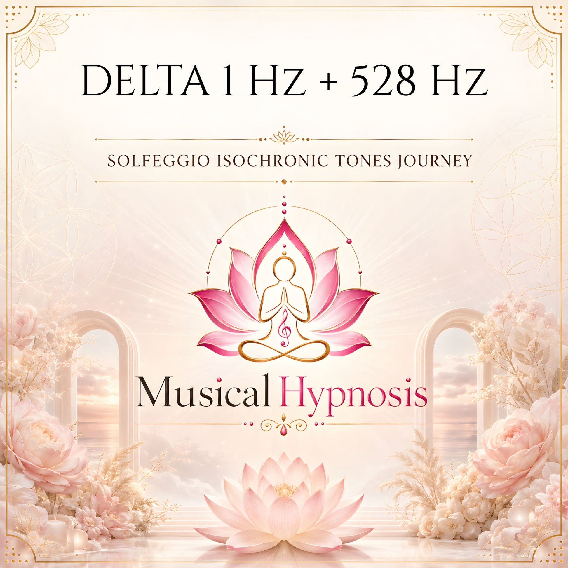Delta 1 Hz + 528 Hz Solfeggio Isochronic Tones Journey