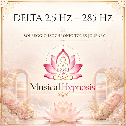 Delta 2.5 Hz + 285 Hz Solfeggio Isochronic Tones Journey