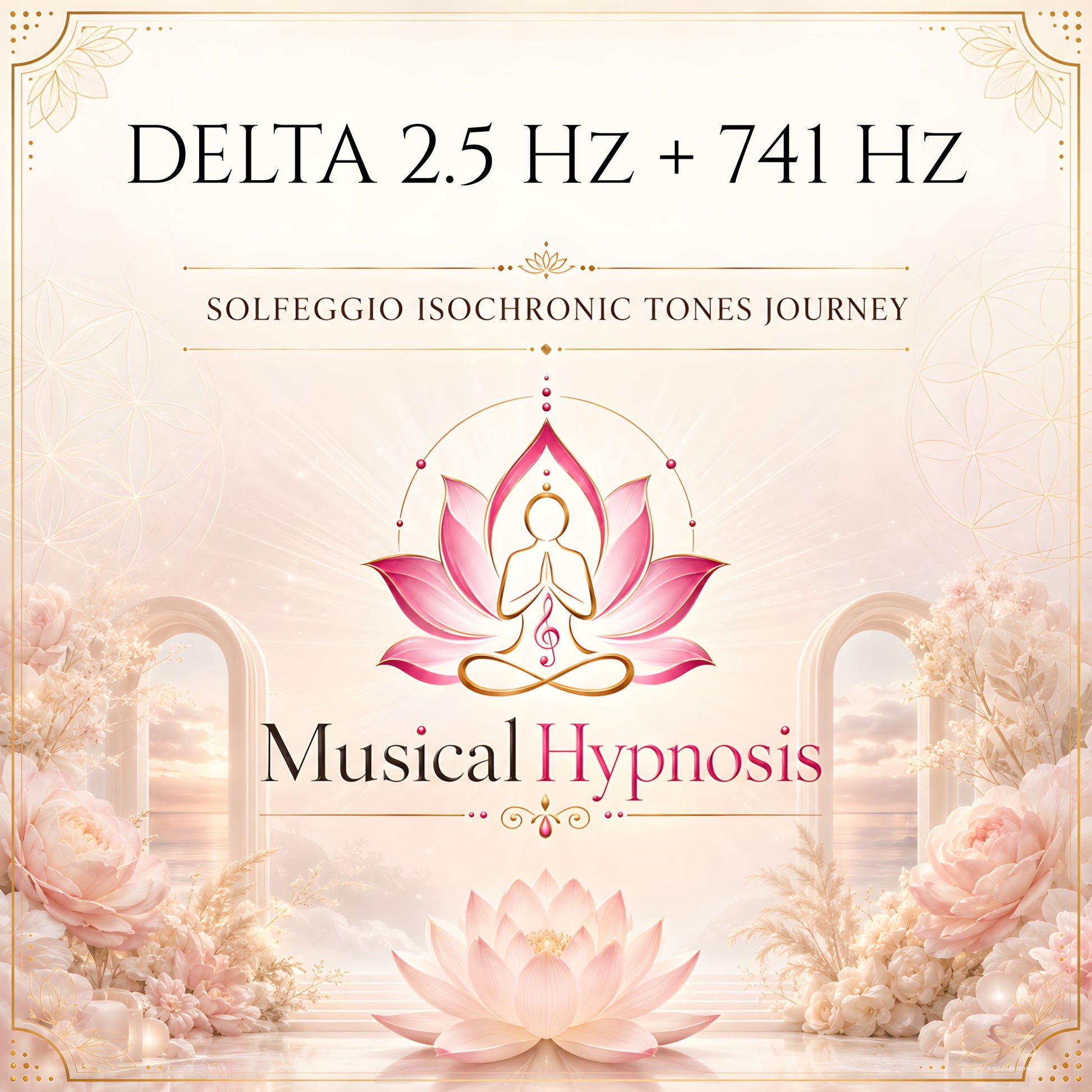 Delta 2.5 Hz + 741 Hz Solfeggio Isochronic Tones Journey