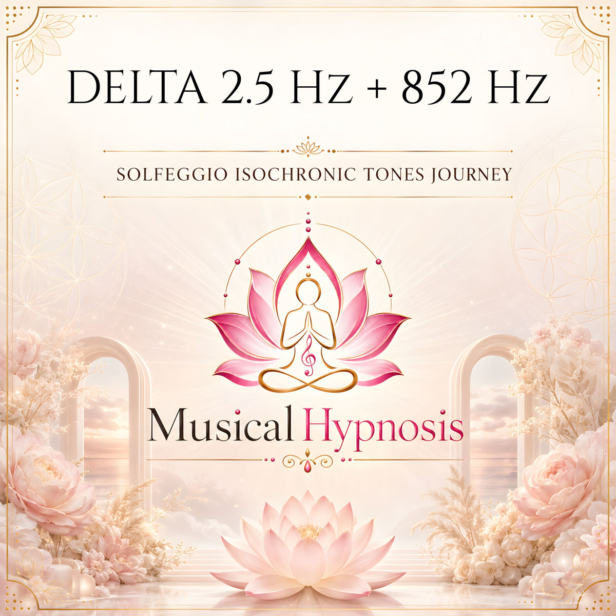 Delta 2.5 Hz + 852 Hz Solfeggio Isochronic Tones Journey