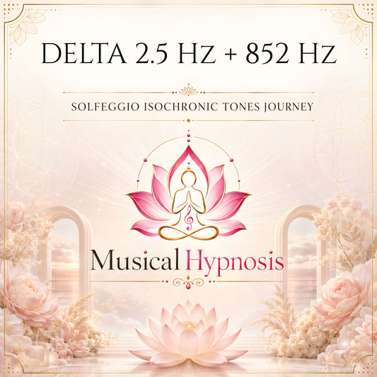 Delta 2.5 Hz + 852 Hz Solfeggio Isochronic Tones Journey