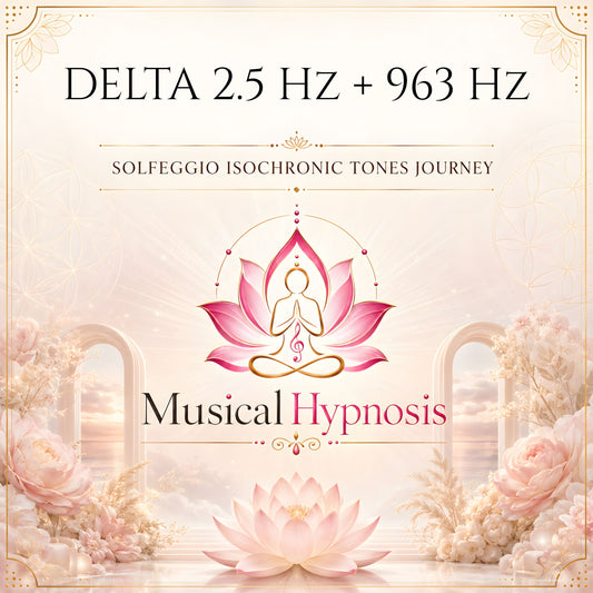 Delta 2.5 Hz + 963 Hz Solfeggio Isochronic Tones Journey