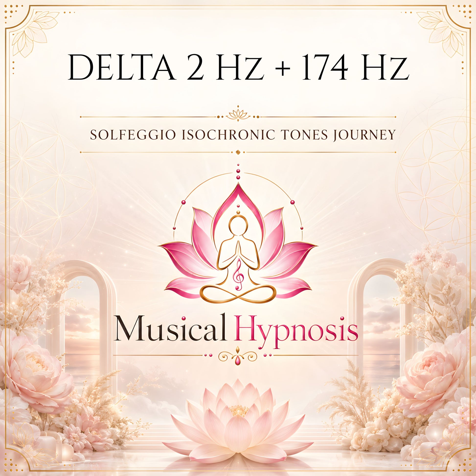 Delta 2 Hz + 174 Hz Solfeggio Isochronic Tones Journey