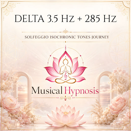 Delta 3.5 Hz + 285 Hz Solfeggio Isochronic Tones Journey