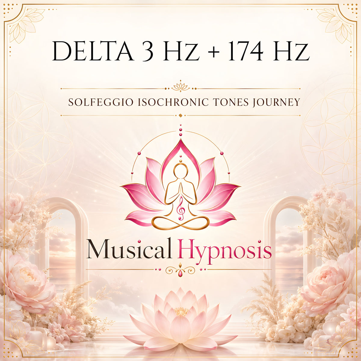 Delta 3 Hz + 174 Hz Solfeggio Isochronic Tones Journey