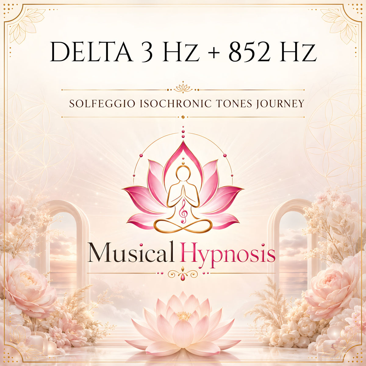 Delta 3 Hz + 852 Hz Solfeggio Isochronic Tones Journey