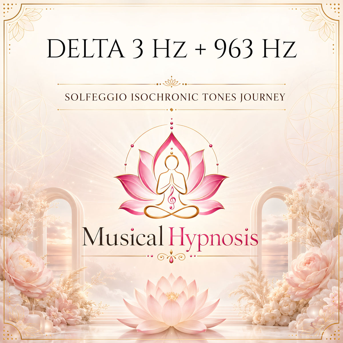 Delta 3 Hz + 963 Hz Solfeggio Isochronic Tones Journey