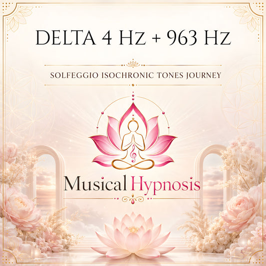 Delta 4 Hz + 963 Hz Solfeggio Isochronic Tones Journey