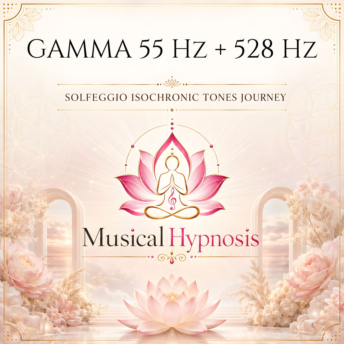 Gamma 55 Hz + 528 Hz Solfeggio Isochronic Tones Journey