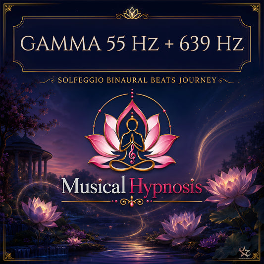 Gamma 55 Hz + 639 Hz Solfeggio Binaural Beats Journey