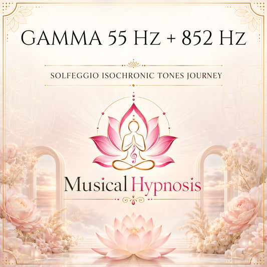 Gamma 55 Hz + 852 Hz Solfeggio Isochronic Tones Journey