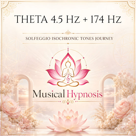 Theta 4.5 Hz + 174 Hz Solfeggio Isochronic Tones Journey