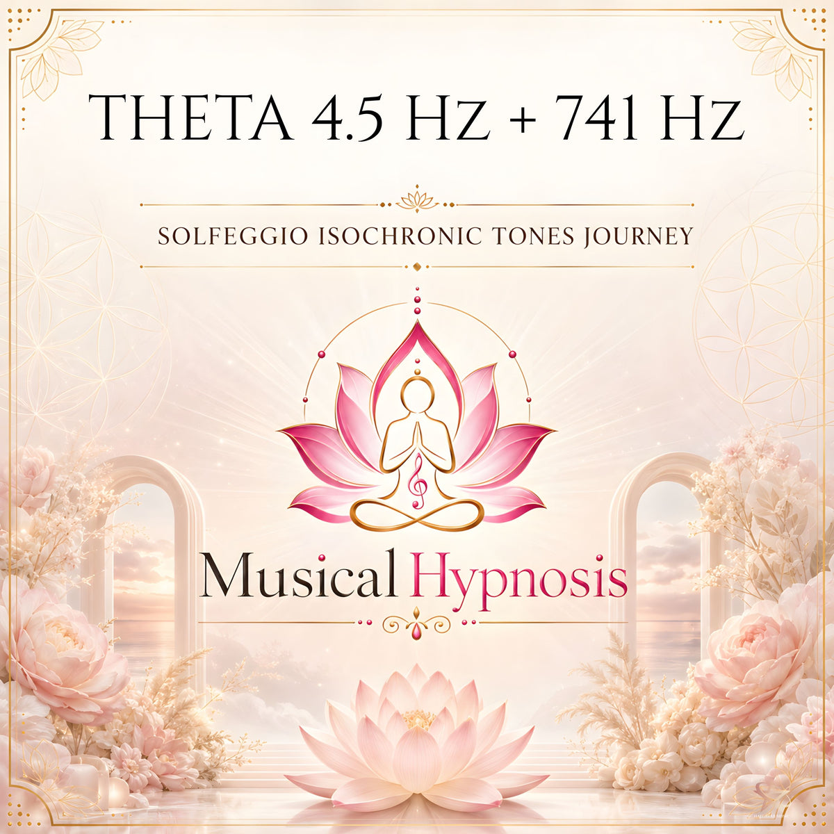 Theta 4.5 Hz + 741 Hz Solfeggio Isochronic Tones Journey