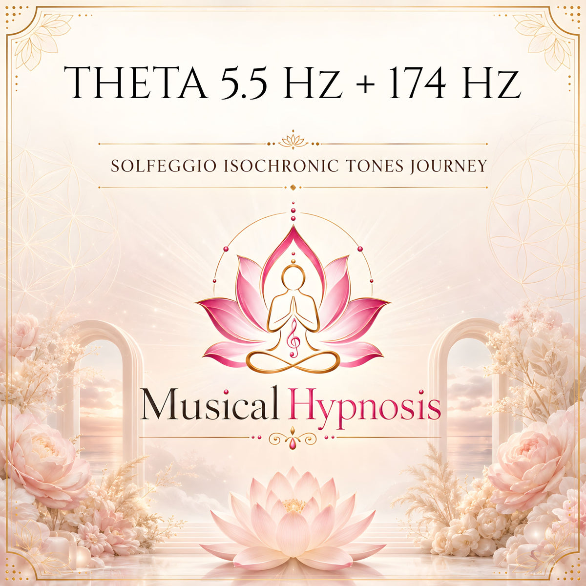 Theta 5.5 Hz + 174 Hz Solfeggio Isochronic Tones Journey