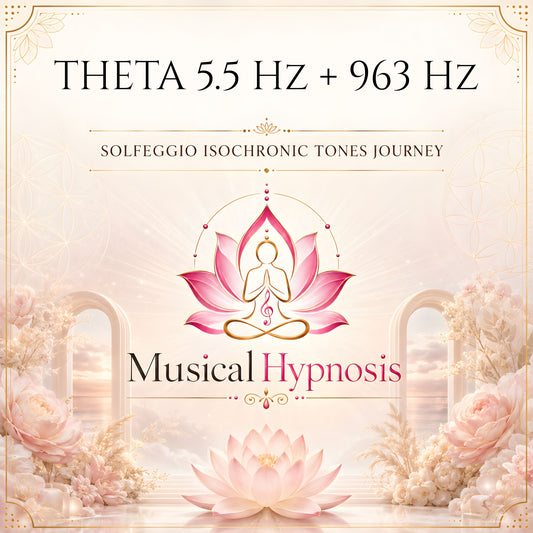 Theta 5.5 Hz + 963 Hz Solfeggio Isochronic Tones Journey