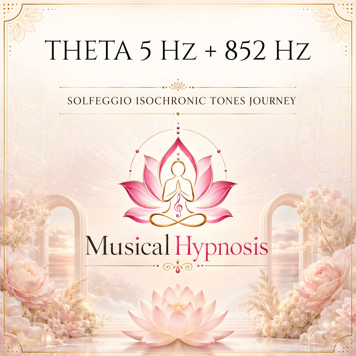Theta 5 Hz + 852 Hz Solfeggio Isochronic Tones Journey