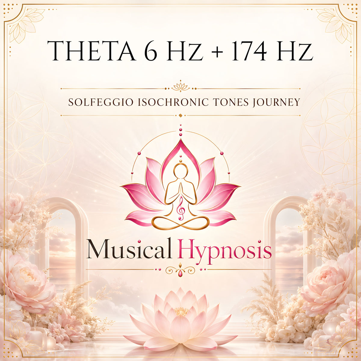 Theta 6 Hz + 174 Hz Solfeggio Isochronic Tones Journey