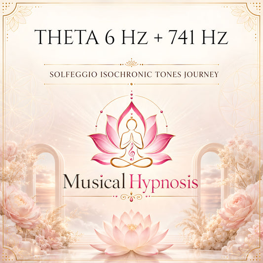 Theta 6 Hz + 741 Hz Solfeggio Isochronic Tones Journey