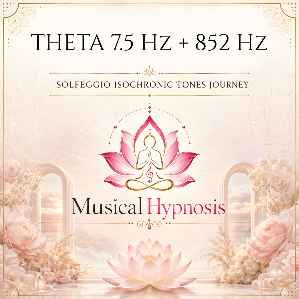 Theta 7.5 Hz + 852 Hz Solfeggio Isochronic Tones Journey