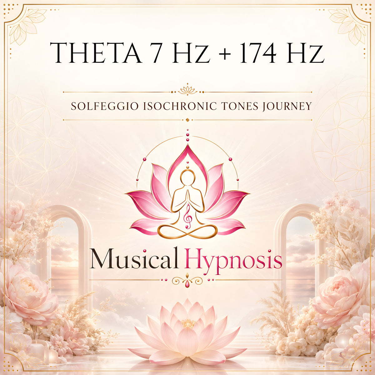 Theta 7 Hz + 174 Hz Solfeggio Isochronic Tones Journey