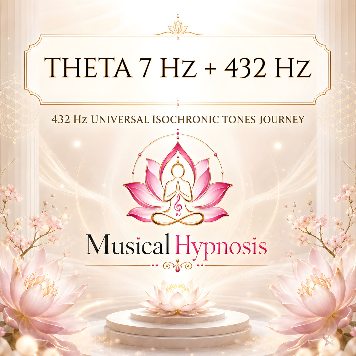 Theta 7 Hz + 432 Hz Universal Isochronic Tones Journey