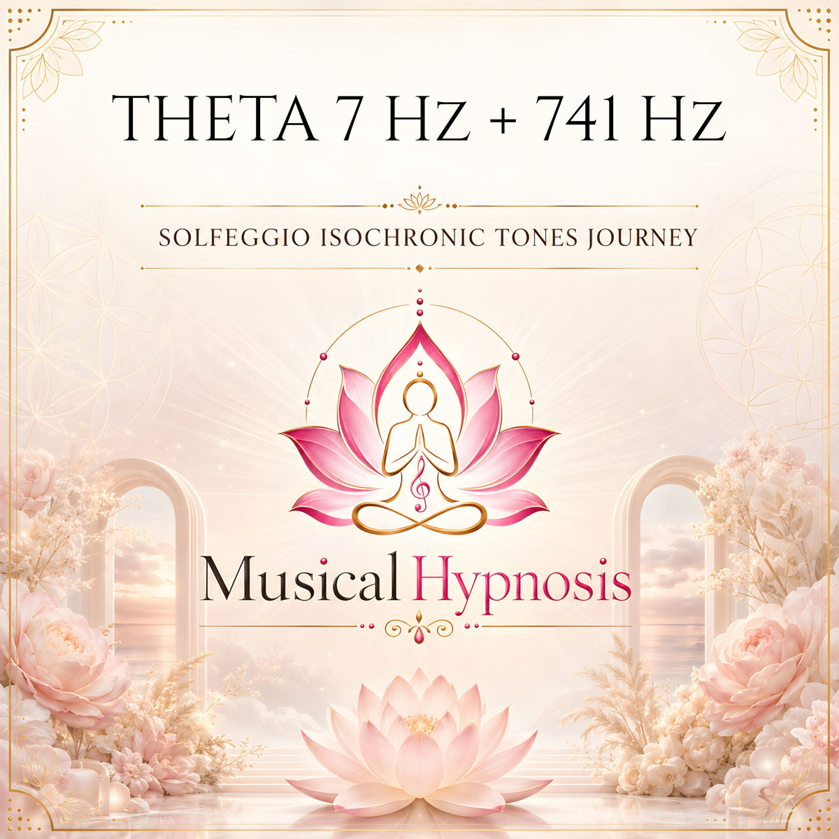Theta 7 Hz + 741 Hz Solfeggio Isochronic Tones Journey