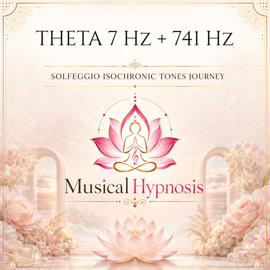 Theta 7 Hz + 741 Hz Solfeggio Isochronic Tones Journey