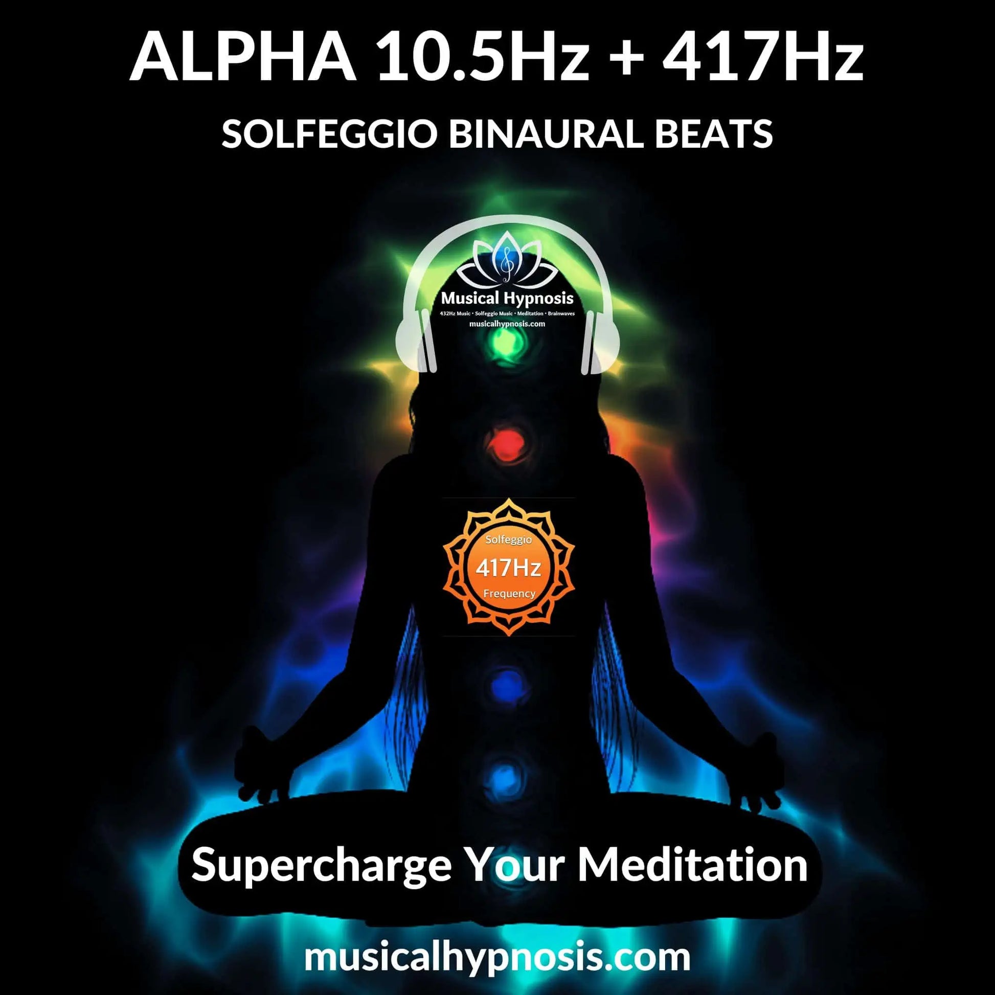 Alpha 10.5Hz and 417Hz Solfeggio Binaural Beats | 30 minutes