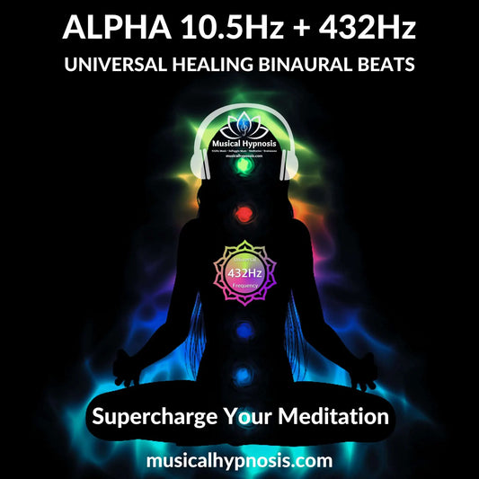 Alpha 10.5Hz and 432Hz Universal Healing Binaural Beats | 30 minutes