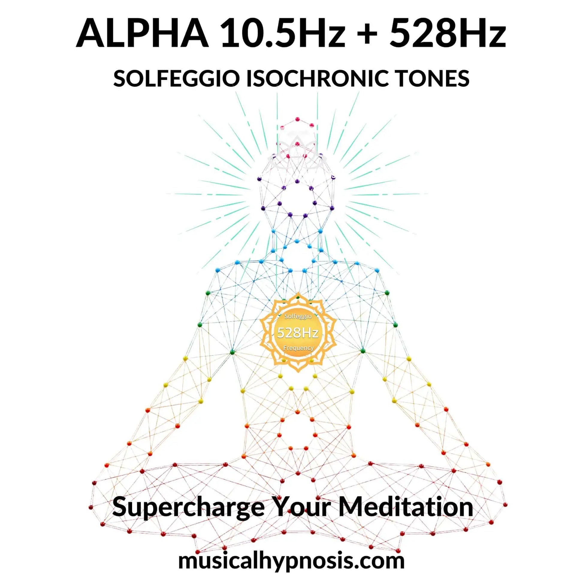 Alpha 10.5Hz and 528Hz Solfeggio Isochronic Tones | 30 minutes