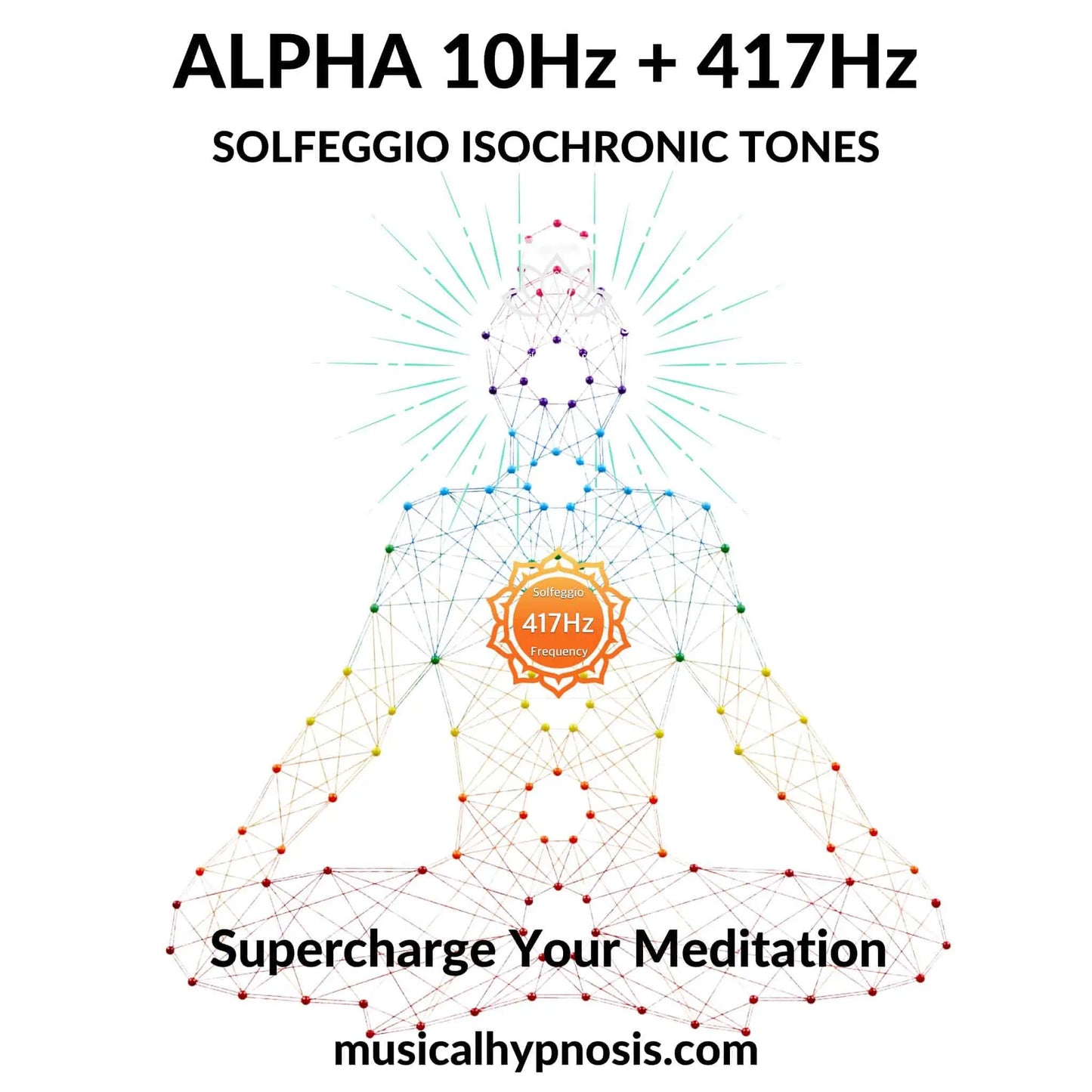 Alpha 10Hz and 417Hz Solfeggio Isochronic Tones | 30 minutes
