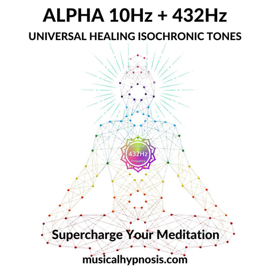 Alpha 10Hz and 432Hz Universal Healing Isochronic Tones | 30 minutes