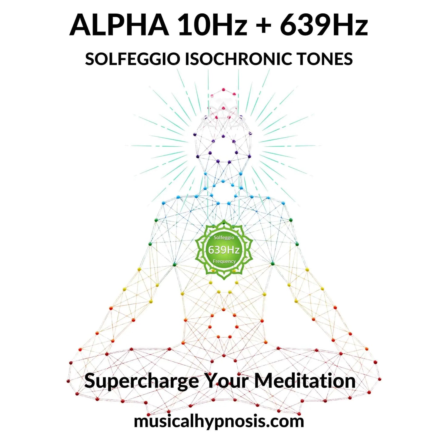 Alpha 10Hz and 639Hz Solfeggio Isochronic Tones | 30 minutes