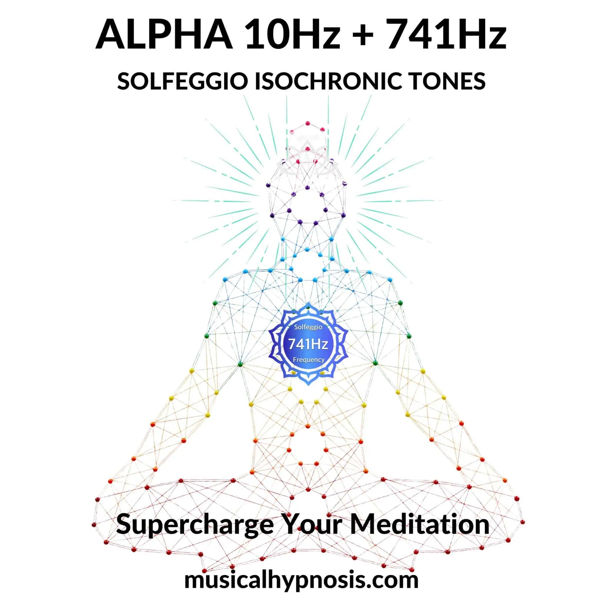 Alpha 10Hz and 741Hz Solfeggio Isochronic Tones | 30 minutes