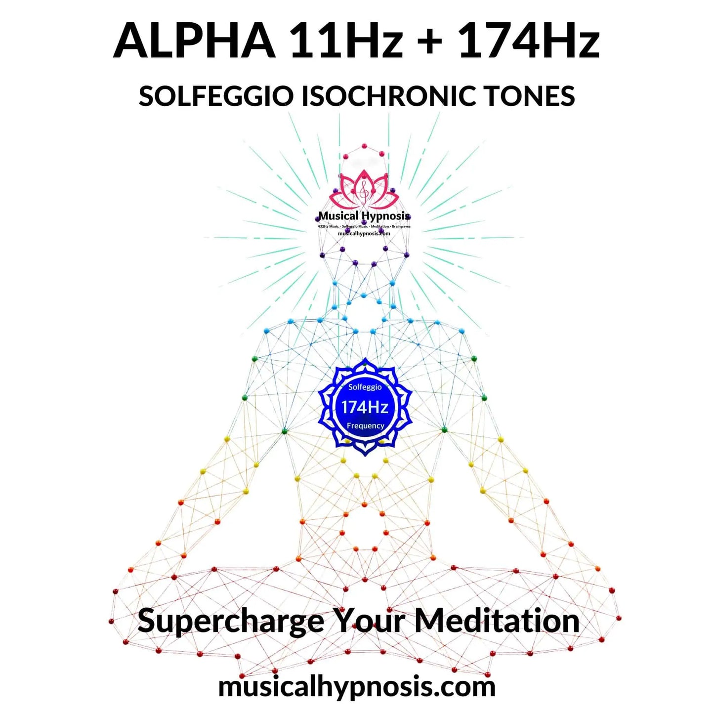 Alpha 11Hz and 174Hz Solfeggio Isochronic Tones | 30 minutes
