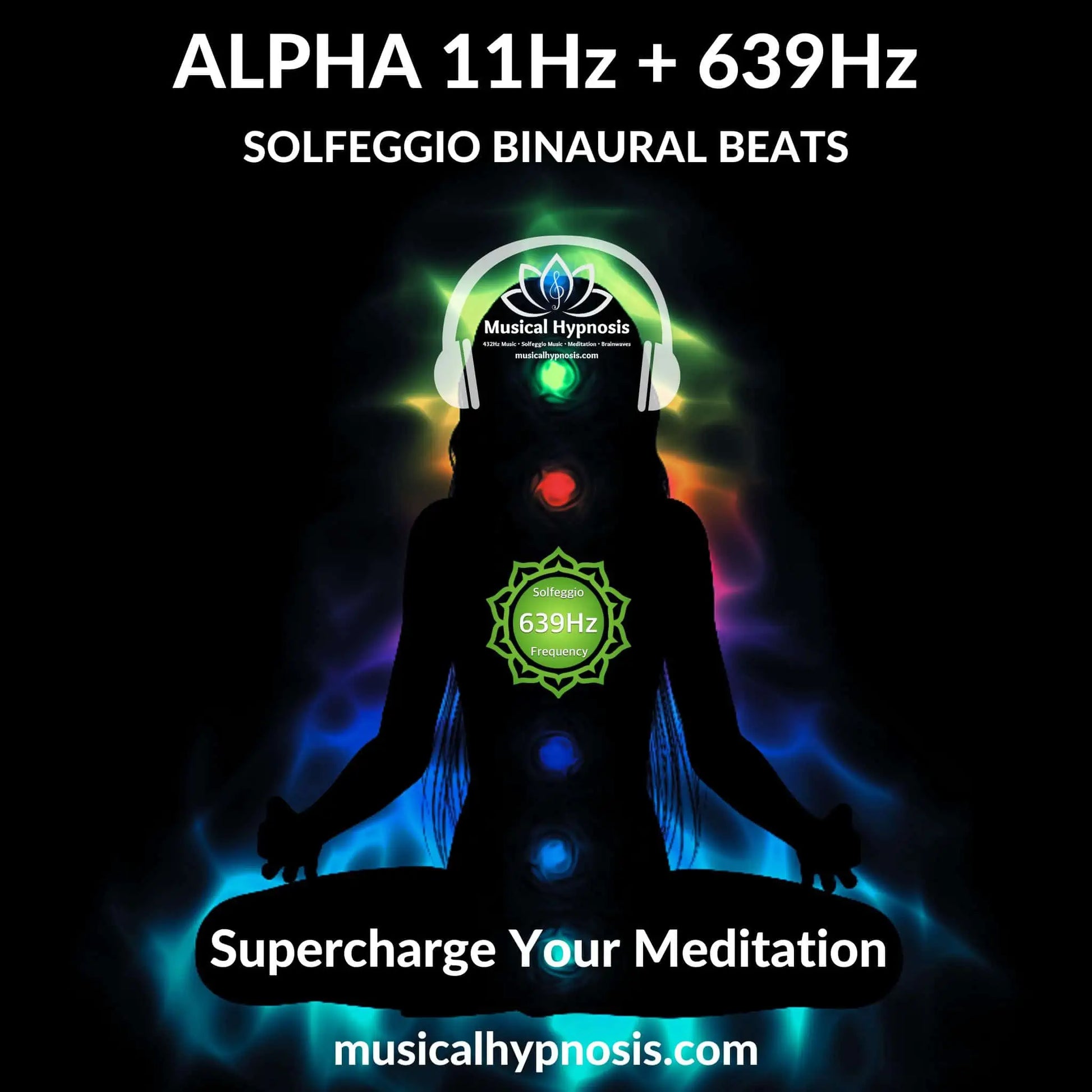 Alpha 11Hz and 639Hz Solfeggio Binaural Beats | 30 minutes