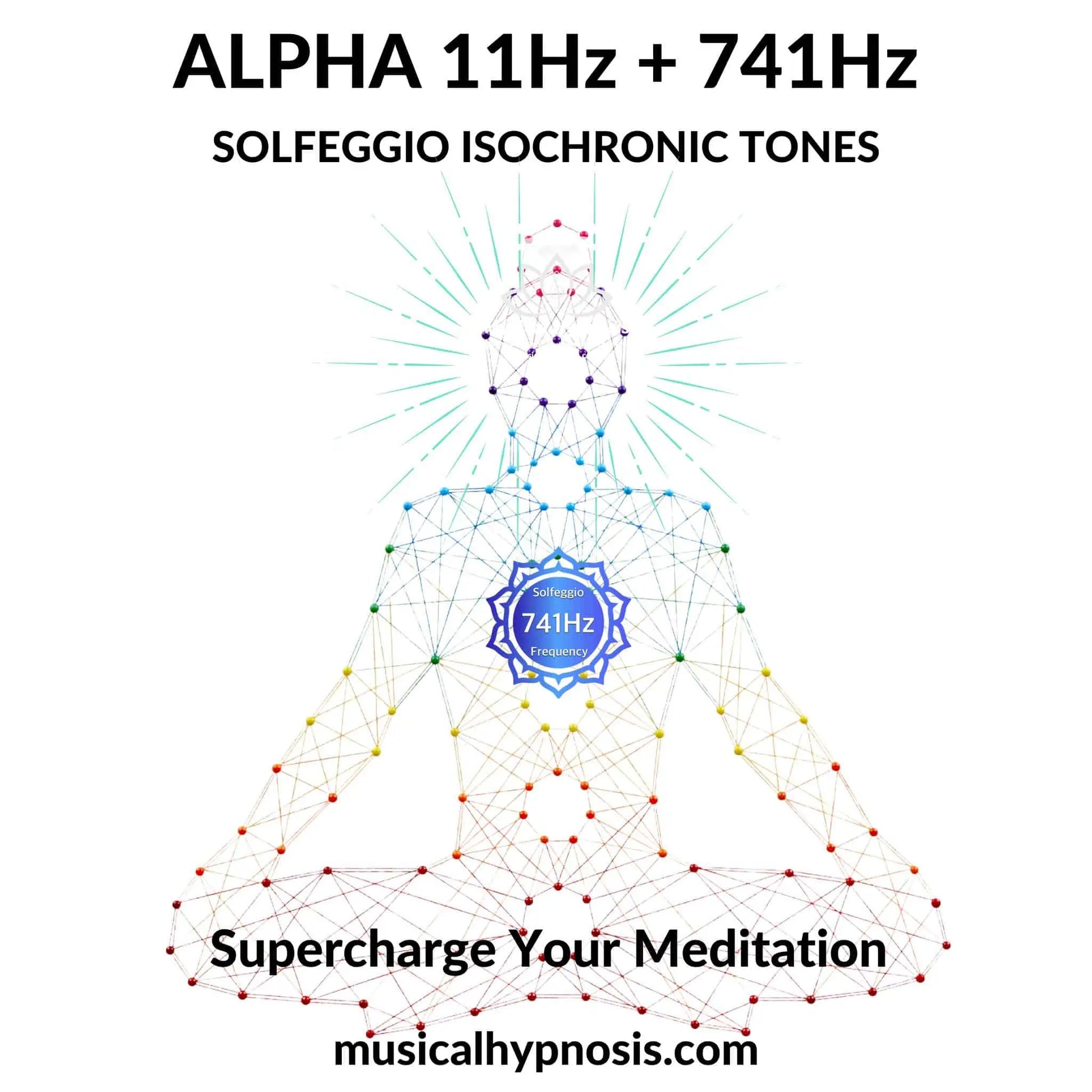 Alpha 11Hz and 741Hz Solfeggio Isochronic Tones | 30 minutes