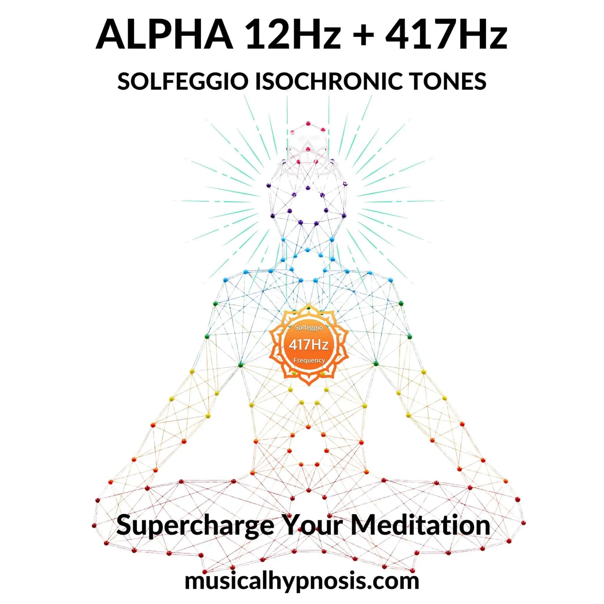 Alpha 12Hz and 417Hz Solfeggio Isochronic Tones | 30 minutes
