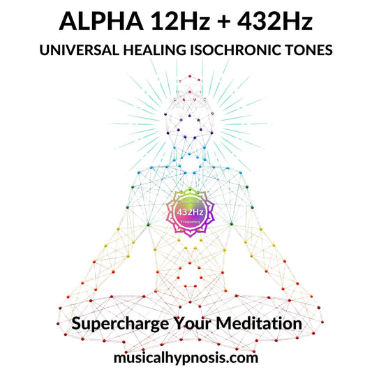 Alpha 12Hz and 432Hz Universal Healing Isochronic Tones | 30 minutes
