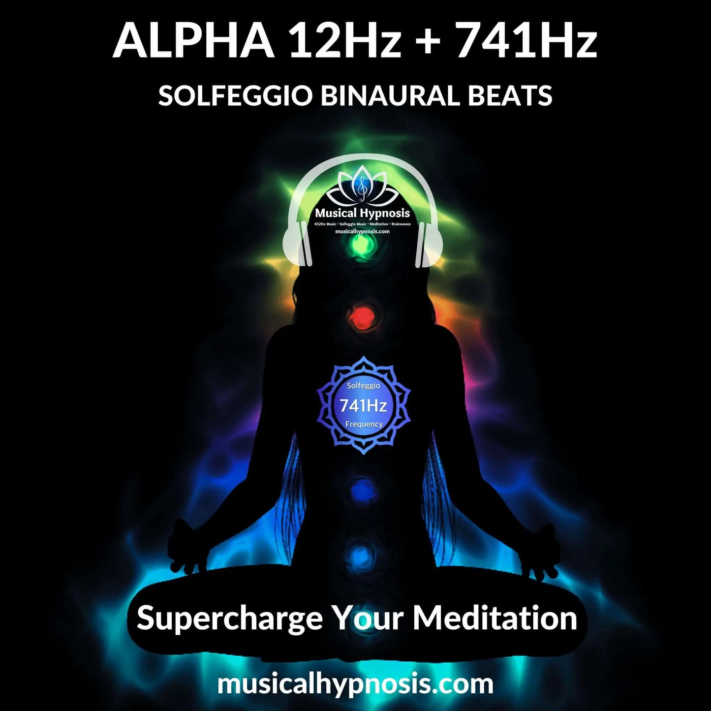 Alpha 12Hz and 741Hz Solfeggio Binaural Beats | 30 minutes
