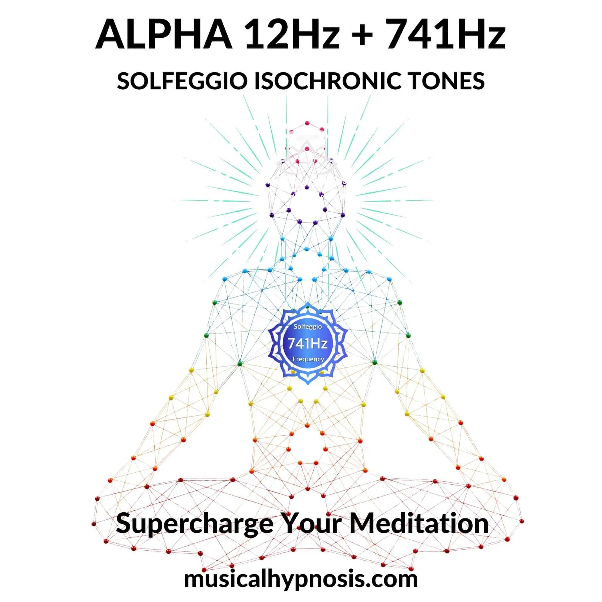 Alpha 12Hz and 741Hz Solfeggio Isochronic Tones | 30 minutes