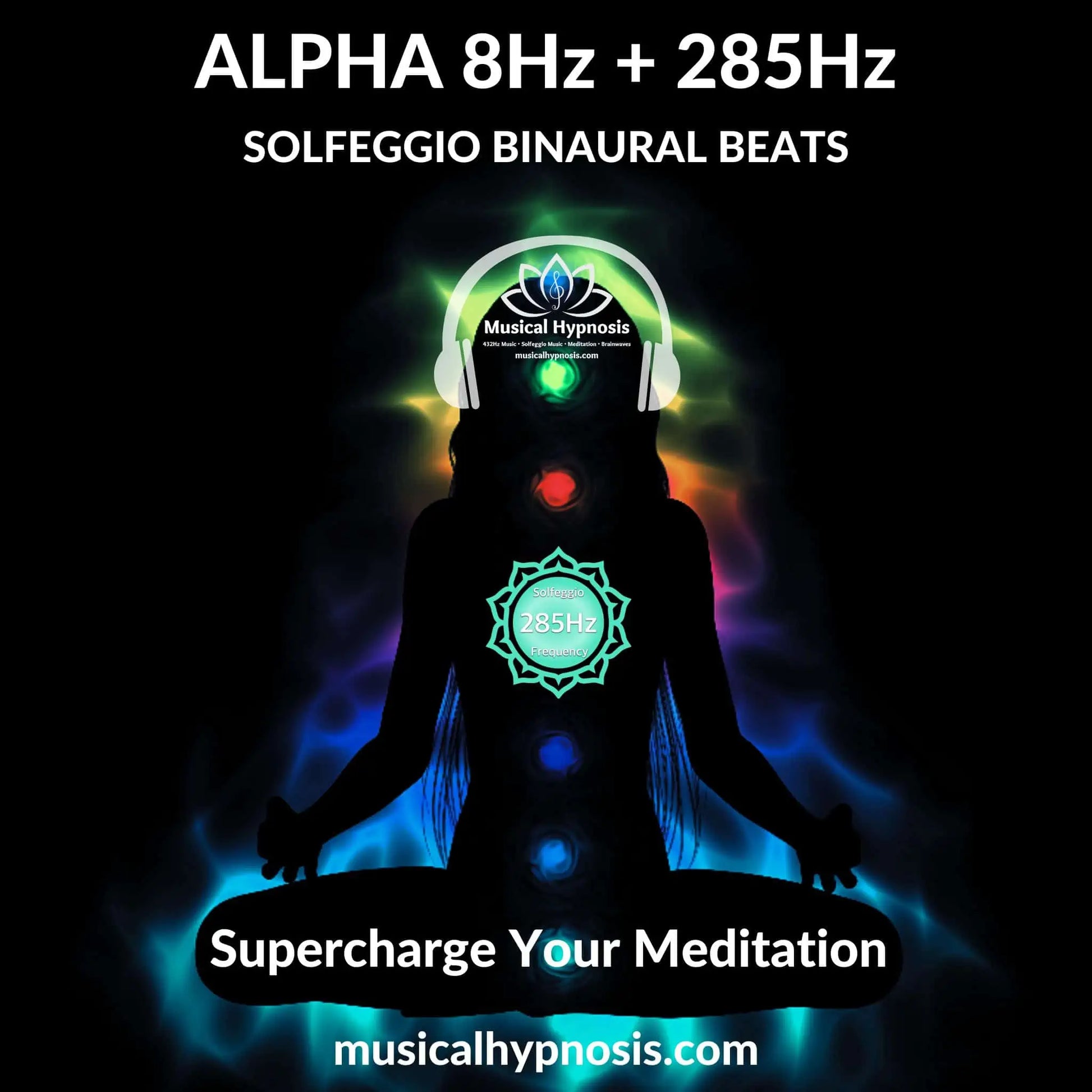 Alpha 8Hz and 285Hz Solfeggio Binaural Beats | 30 minutes