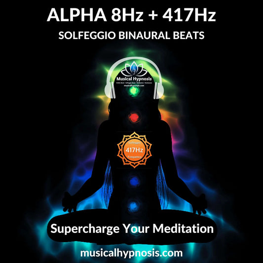 Alpha 8Hz and 417Hz Solfeggio Binaural Beats | 30 minutes