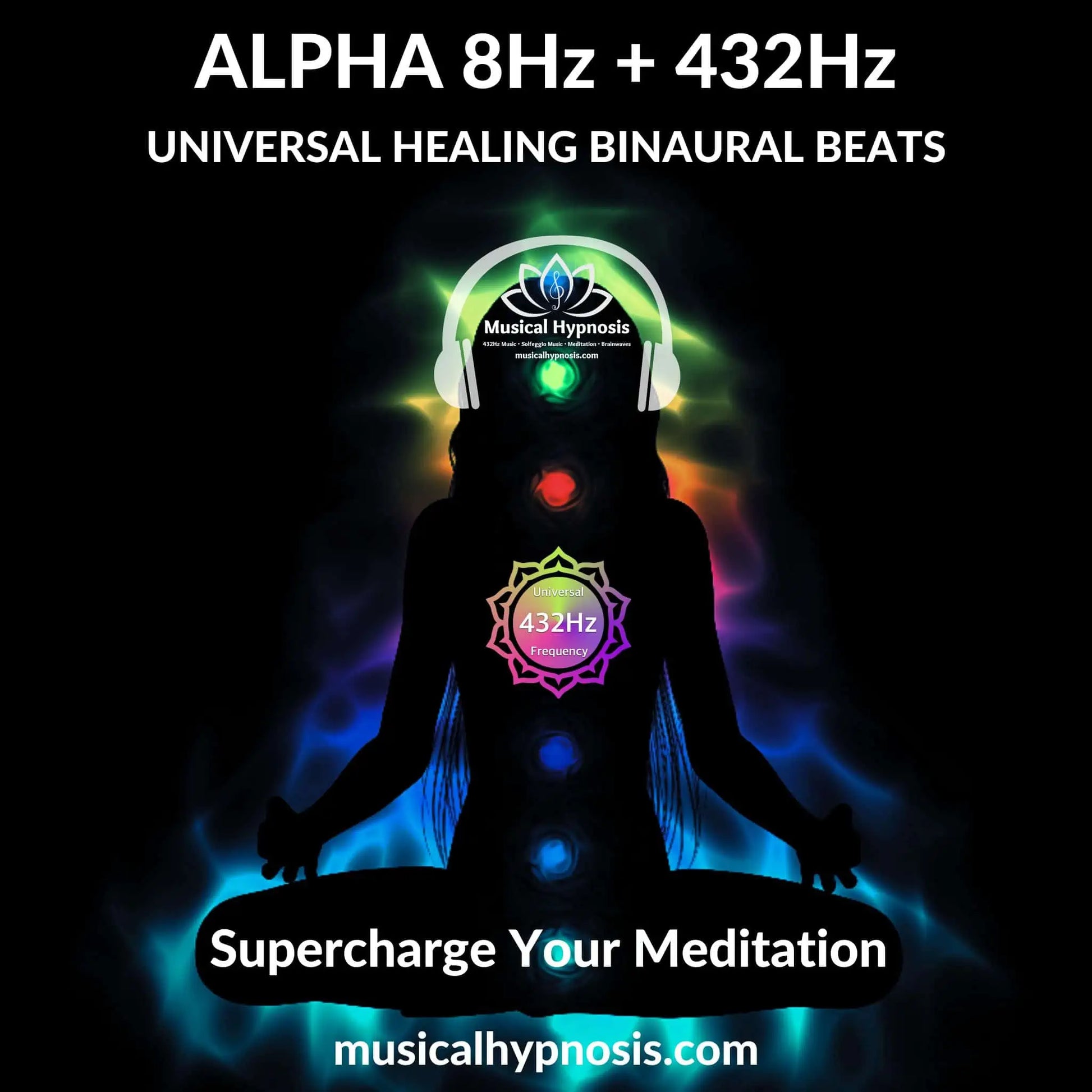 Alpha 8Hz and 432Hz Universal Healing Binaural Beats | 30 minutes