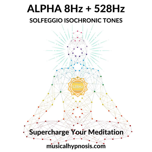 Alpha 8Hz and 528Hz Solfeggio Isochronic Tones | 30 minutes