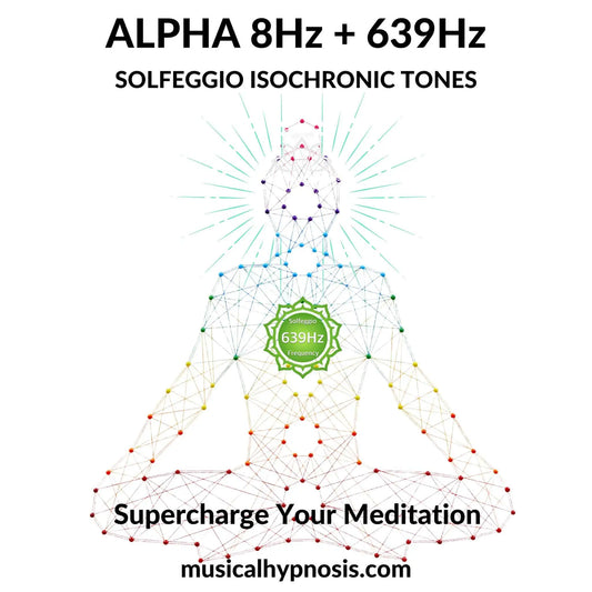 Alpha 8Hz and 639Hz Solfeggio Isochronic Tones | 30 minutes