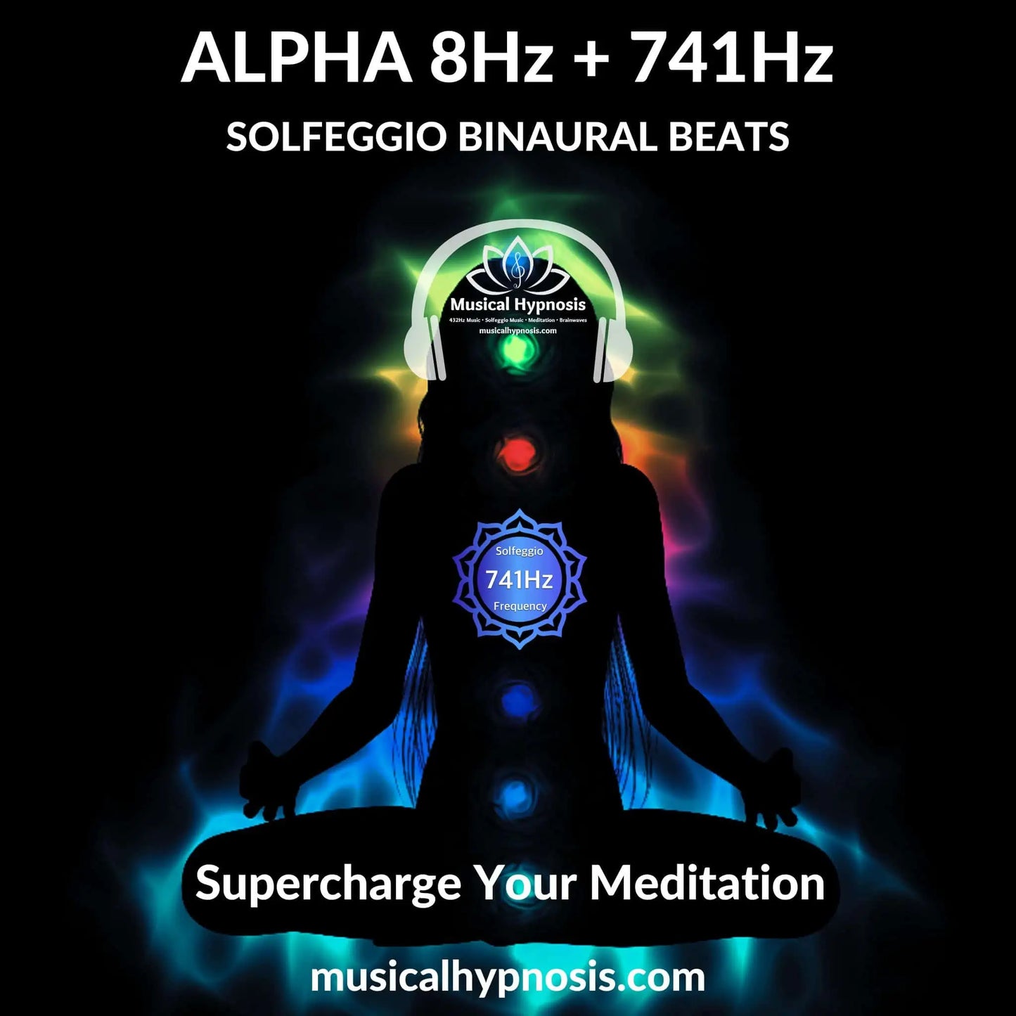 Alpha 8Hz and 741Hz Solfeggio Binaural Beats | 30 minutes