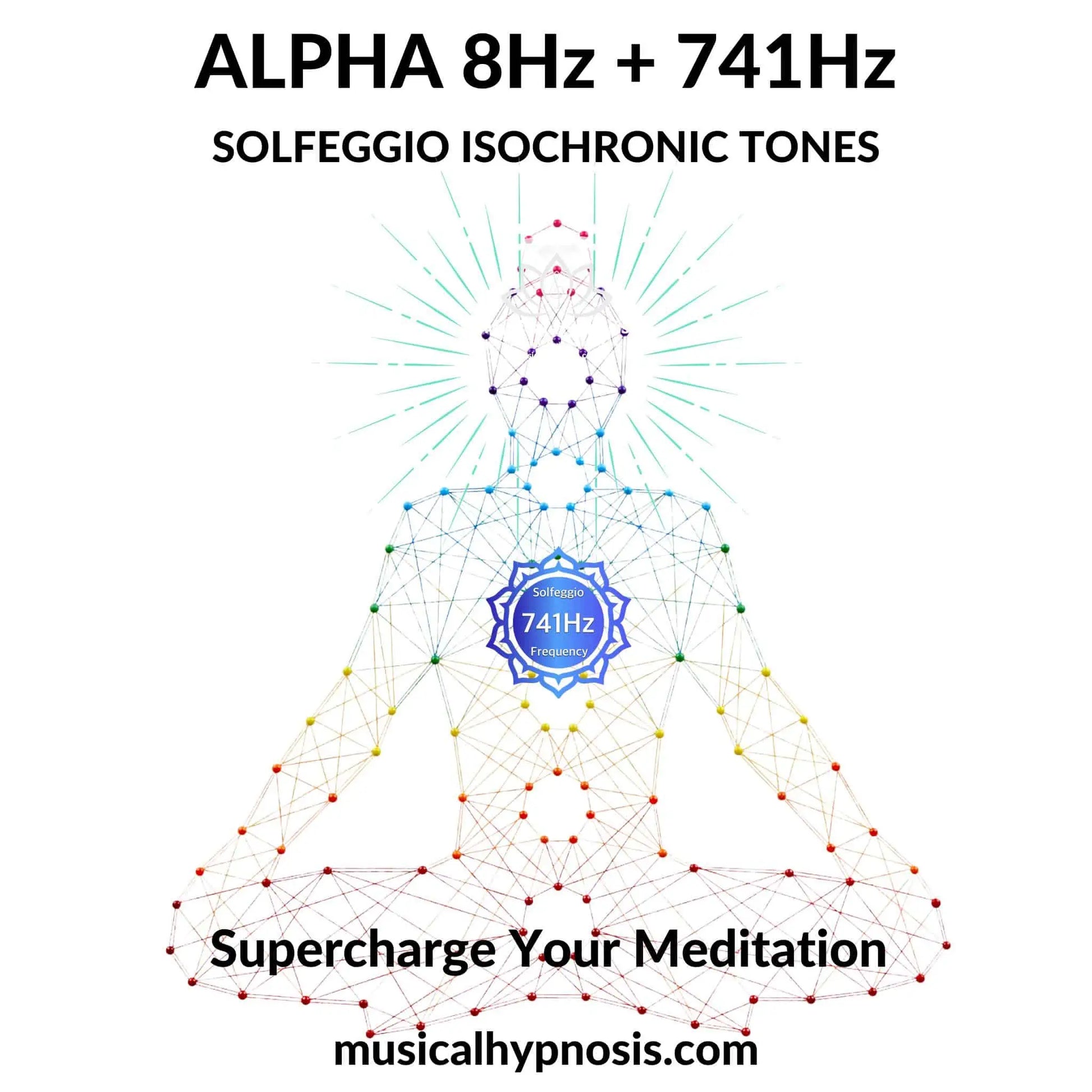 Alpha 8Hz and 741Hz Solfeggio Isochronic Tones | 30 minutes