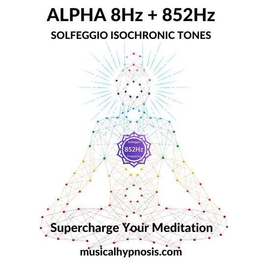 Alpha 8Hz and 852Hz Solfeggio Isochronic Tones | 30 minutes