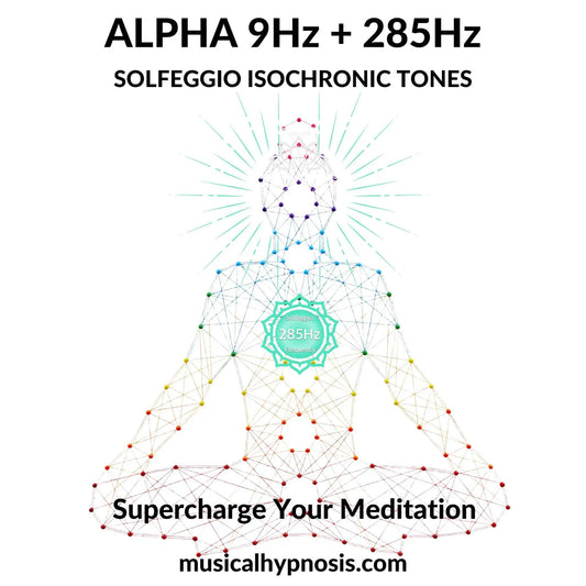 Alpha 9Hz and 285Hz Solfeggio Isochronic Tones | 30 minutes